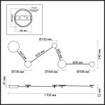 Настенный светильник Odeon light 4211/38WL GALAXY