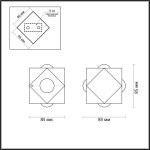 Настенный светильник Odeon light 4218/8WL DIAMANTA