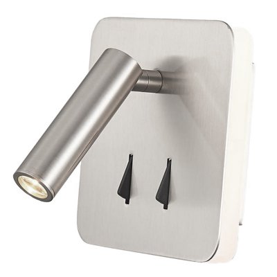 Настенный спот Nickel Square Spot Wall Lamp Loft Concept 42.200-2