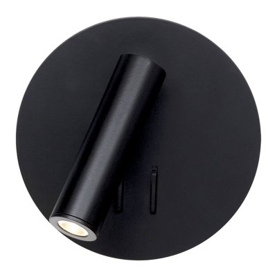 Настенный спот Black Circle Spot Wall Lamp Loft Concept 42.208-2