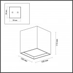 Потолочный накладной светильник Odeon light 4233/10CL Roxy