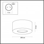 Потолочный светильник Odeon light 4283/7CL BENE