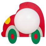 Настенный детский светильник красный автомобиль 43012/1wRD Gerhort