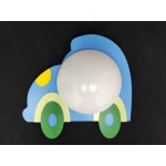 Настенный детский светильник синий автомобиль 43012/1wBL Gerhort