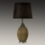 Настольная лампа Дерево ротанга Loft Concept 43.018.CR.BL.T1B