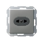 Gira E22 Сталь Розетка "Американский и китайский Стандарт" 16А 125 В (G43020)