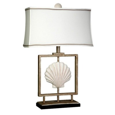 Настольная лампа White shell Loft Concept 43.030.CR.BL.T1B