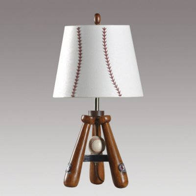 Настольная лампа Baseball vintage Loft Concept 43.051.CR.BL.T1B