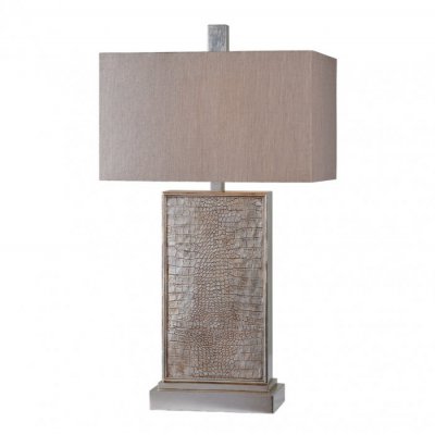 Настольная лампа Leather Loft Concept 43.066.CR.BL.T1B