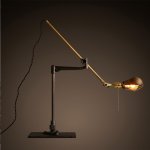 Настольный светильник Steampunk Extension Pole Table Loft Concept 43.093.MT.BL.T1B