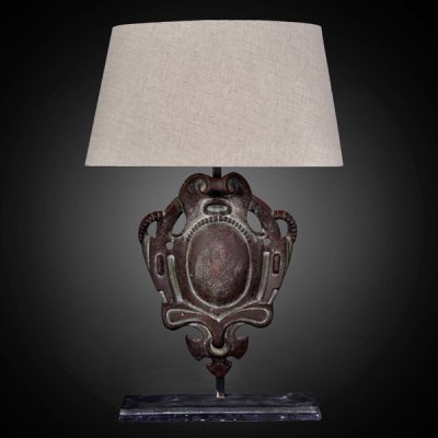 Настольная лампа RH Parisian Iron Shield Table Lamp Loft Concept 43.109