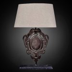 Настольная лампа RH Parisian Iron Shield Table Lamp Loft Concept 43.109