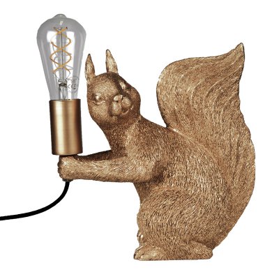 Настольная лампа Piff Table Gold Золотая белка Loft Concept 43.122165