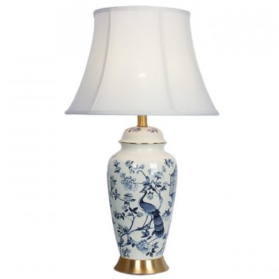 Настольная лампа Шинуазри Голубой павлин Loft Concept 43.136-0 Настольная лампа Шинуазри Голубой павлин Loft Concept 43.136-0