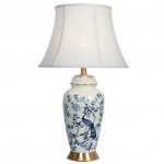 Настольная лампа Шинуазри Голубой павлин Loft Concept 43.136-0