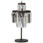 Настольная лампа 1920S Odeon Clean Glass Table Lamp Three-Level Loft Concept 43.189