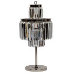 Настольная лампа 1920S Odeon Mirror Glass Table Lamp Three-Level Loft Concept 43.190.СH.20.ART