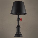 Настольная лампа Table Lamp Red Water Tap Cone Loft Concept 43.228.GL.TR.LSL