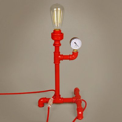 Настольная лампа Table Lamp Red Water Tap Loft Concept 43.261.GL.TR.LSL Настольная лампа Table Lamp Red Water Tap Loft Concept 43.261.GL.TR.LSL