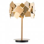 Настольная лампа Gold Plate Table Lamp Loft Concept 43.262.СH.20.ART