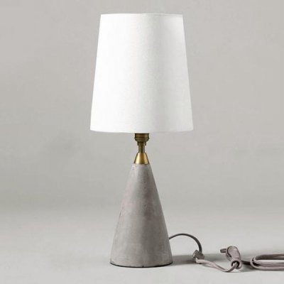 Настольная лампа Concrete Stone Table Lamp Cone Loft Concept 43.274