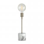 Настольная лампа Marble Top Brass Tall Loft Concept 43.297