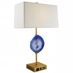 Настольная лампа Blue Agate Table Lamp Loft Concept 43.324
