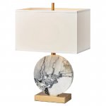 Настольная лампа Lua Grande Table Lamp gray marble Loft Concept 43.343