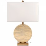 Настольная лампа Lua Grande Table Lamp beige marble Loft Concept 43.344