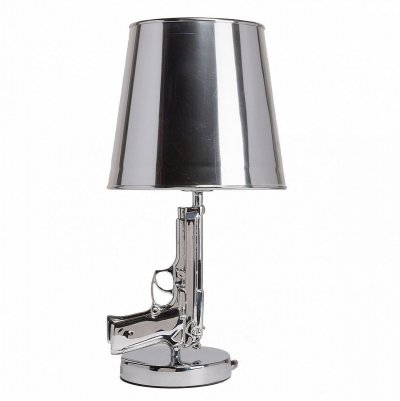 Настольная лампа Flos Guns Bedside Chrome Loft Concept 43.356-1 Настольная лампа Flos Guns Bedside Chrome Loft Concept 43.356-1