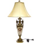 Настольная лампа Lamp Decorated With Flowers Loft Concept 43.457