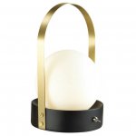 Настольная лампа White Ball Table Lamp Loft Concept 43.498