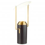 Настольная лампа Black Cylinder Table Lamp Loft Concept 43.499