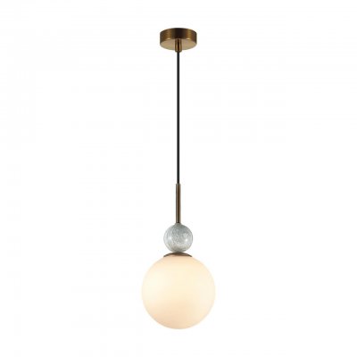 4359/1A MIDCENT ODL26 Подвесной светильник  бронзовый/белый/камень/металл IP20 E14 40W  220-240V LOLLA