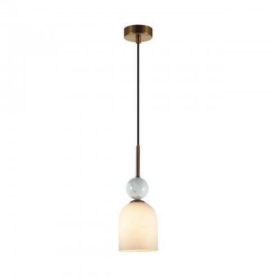4359/1B MIDCENT ODL26 Подвесной светильник  бронзовый/белый/камень/металл IP20 E14 40W  220-240V LOLLA