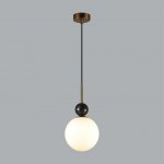 4361/1A MIDCENT ODL26 Подвесной светильник  бронзовый/белый/камень/металл IP20 E14 40W  220-240V LOLLA