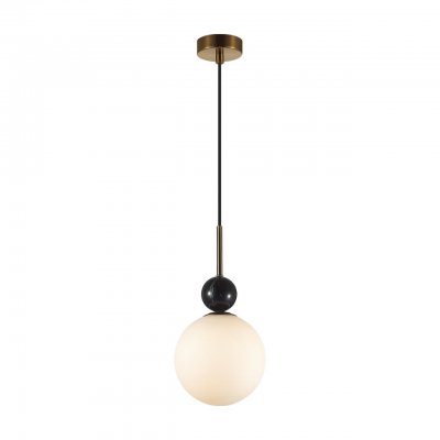 4361/1A MIDCENT ODL26 Подвесной светильник  бронзовый/белый/камень/металл IP20 E14 40W  220-240V LOLLA