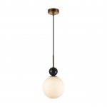 4361/1A MIDCENT ODL26 Подвесной светильник  бронзовый/белый/камень/металл IP20 E14 40W  220-240V LOLLA