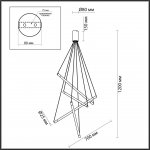 Подвесной светильник Odeon light 4369/40L SPARKY