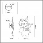 Настенный светильник Odeon light 4371/6WL EVA
