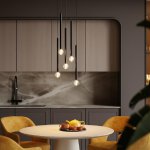 Светильник подвесной одиночный Odeon light 4373/3LA FIANO