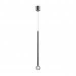 4375/3LA HIGHTECH ODL26 Подвесной светильник никель/хрусталь. стекло/металл IP20 LED 3W 400Лм 3000K 220-240V FIANO