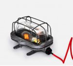 Настенная лампа Steampunk Cage Glass Edison Wall Lamp Loft Concept 44.007.AL.AL.T1B