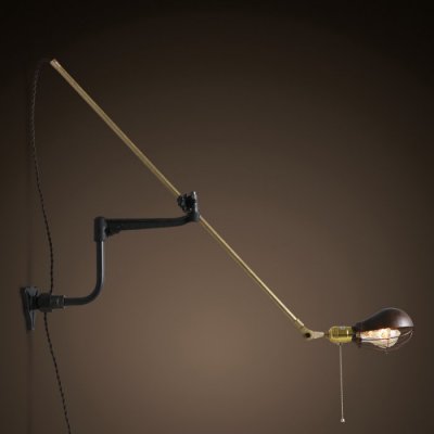 Настенный светильник Steampunk Extension Pole Bra Loft Concept 44.035.MT.BL.T1B Настенный светильник Steampunk Extension Pole Bra Loft Concept 44.035.MT.BL.T1B