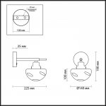 Светильник настенный бра Lumion 4405/1W YOSHI