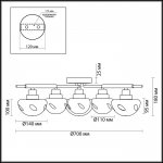 Люстра потолочная Lumion 4405/6C YOSHI