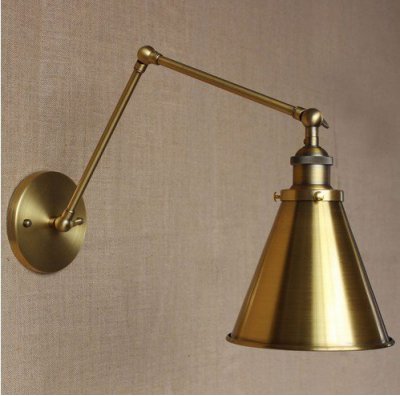 Бра Gloce Cone Shade Loft Industrial Metal Tall Gold Loft Concept 44.074 Бра Gloce Cone Shade Loft Industrial Metal Tall Gold Loft Concept 44.074