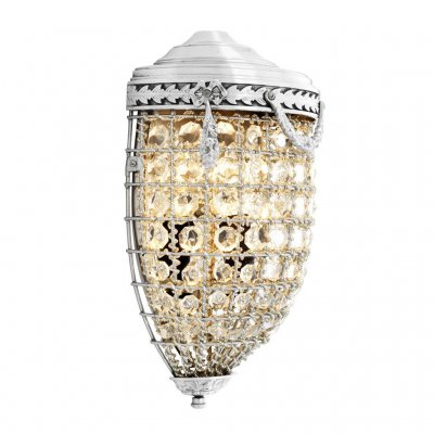 Бра Eichholtz Wall Lamp Emperor Nickel Loft Concept 44.106132