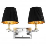 Бра Wall Lamp Wentworth Double Nickel+Black Loft Concept 44.107180