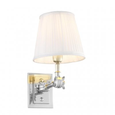Бра Wall Lamp Wentworth Single Nickel+White Loft Concept 44.107221
